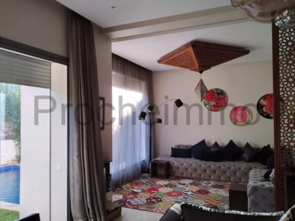Location-Villa-Meublée-Piscine-Dar Bouazza,