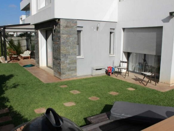 Location-d'un-joli-Rez-de-jardin-Bouskoura
